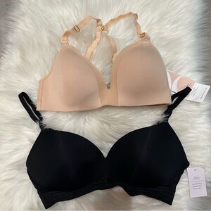 New with tags, bundle of two wirefree bra 34d